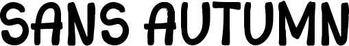 Sans Autumn Font