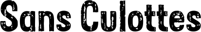 Sans Culottes Font