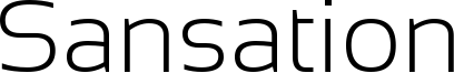 Sansation Font