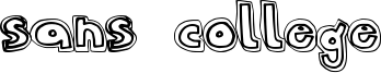 Sans College Font