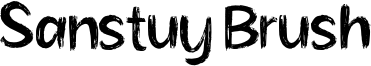 Sanstuy Brush Font