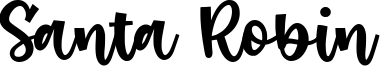 Santa Robin Font