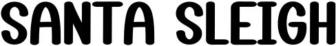 Santa Sleigh Font