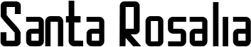 Santa Rosalia Font