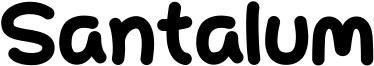 Santalum Font