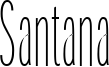 SantanaXtraCondensed.ttf