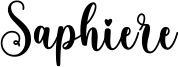 Saphiere Font