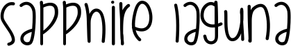 Sapphire Laguna Font