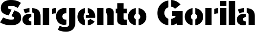 Sargento Gorila Font