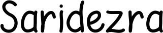 Saridezra Font