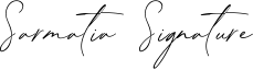 Sarmatia Signature Font