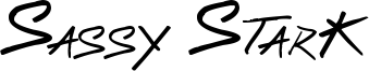 Sassy Stark Font