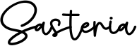 Sasteria Font