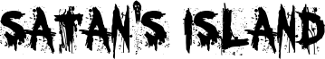 Satan's Island Font