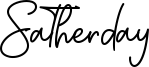 Satherday Font