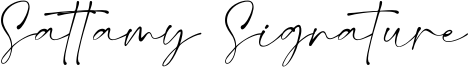 Sattamy Signature Font