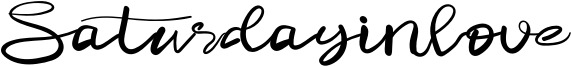Saturdayinlove Font