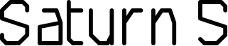 saturn 5 Bold.ttf