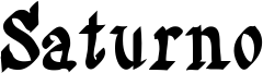 Saturno Font