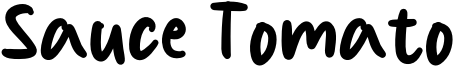 Sauce Tomato Font