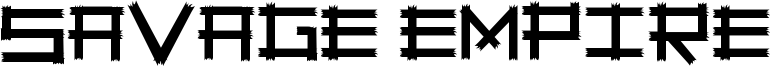 Savage Empire Font