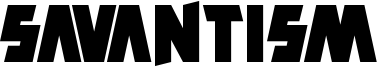Savantism Font