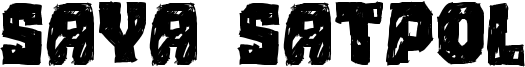 Saya Satpol Font