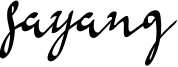 Sayang Font