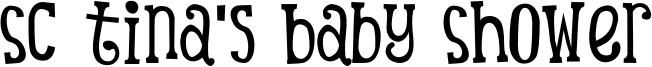 SC Tinas Baby Shower DEMO.otf
