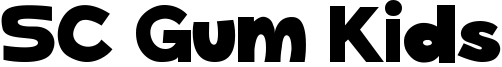 SC Gum Kids Font