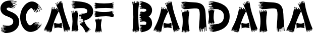 Scarf Bandana Font