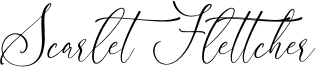 Scarlet Flettcher Font