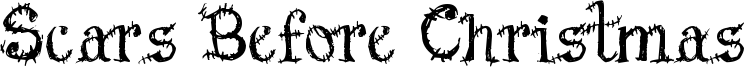 Scars Before Christmas Font