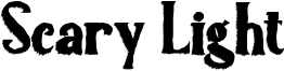 Scary Light Font