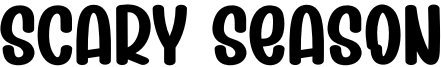 Scary Season Font