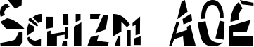 Schizm AOE Font