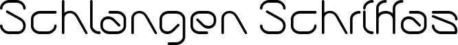 Schlangen Schriftas Font