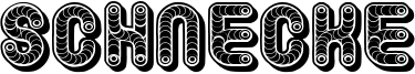 Schnecke Font