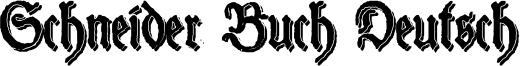Schneider Buch Deutsch Font