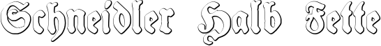 Schneidler Halb Fette Beveled Free.otf