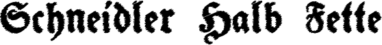 Schneidler Halb Fette Trash Free.otf