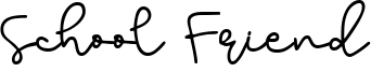 School Friend Font