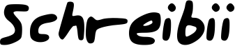 Schreibii Font