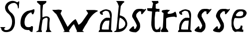 Schwabstrasse Font