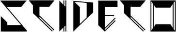 Scideco Font