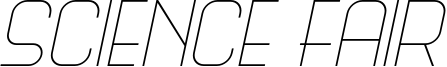 Science Fair Light Italic.otf