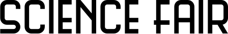 Science Fair Font