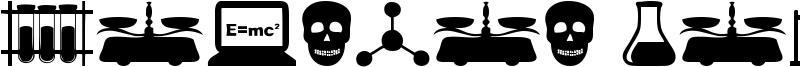 Science Icons Font