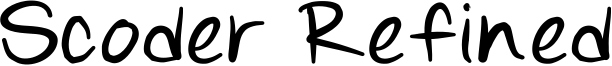 Scoder Refined Font