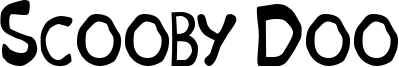 Scooby Doo Font
